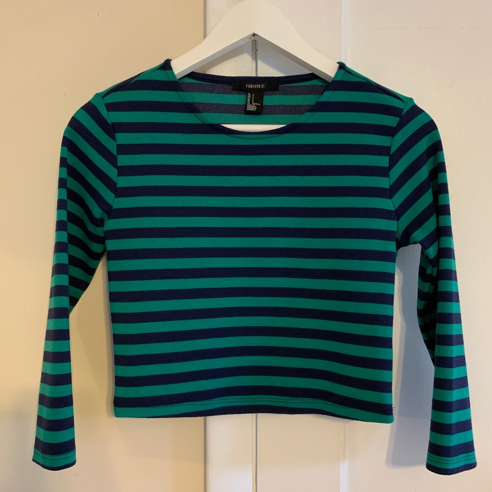 Stripped crop top